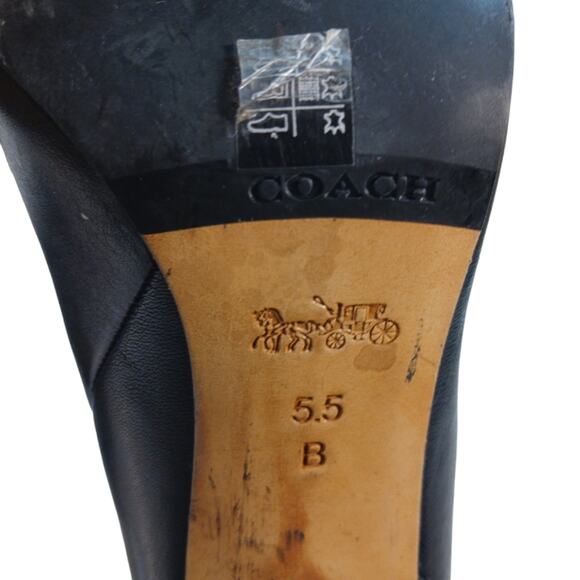 FS2055 EUC $345 Coach Terrence Booties size 5.5B - Picture 8 of 12